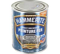 Hammerite fer martelé 0.75l gris argent