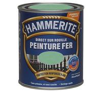 Peinture métal direct sur rouille Hammerite martelé vert jade 0,75L