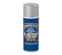 Hammerite Laque Pour Métaux Brillant (Aerosol) - Gris Argent - 0,4 L