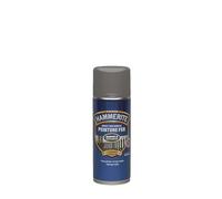Hammerite - Peinture aérosol Antirouille - Application Direct sur Rouille - Protection Métal Extérieur - Séchage rapide et finition durable - Gris Ardoise Martelé 400ml