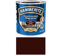 Hammerite Peinture de protection en métal anti-rouille 250 ml, marron foncé