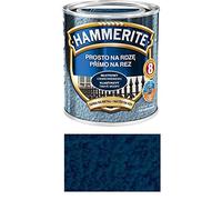 Hammerite Peinture de protection pour métal protection anti-rouille 0,7 L Hammer Strike Choix de couleurs Peinture 0,75 (Hammer Strike Bleu Foncé)