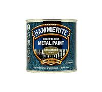 Hammerite Peinture directe à la Rouille pour extérieur - Finition martelée - Peinture dorée résistante à la Corrosion - Protection de 8 Ans - Boîte de 250 ML - Couverture 1,25 m²