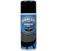 Hammerite - Peinture en spray pour barbecue noir mat 400 ml