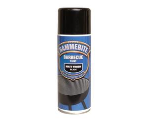 Hammerite - Peinture en spray pour barbecue noir mat 400 ml