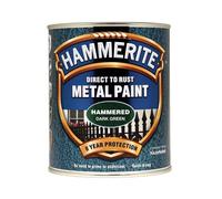 Hammerite - Peinture métal antirouille directe, Vert foncé, 750ml