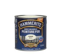 Hammerite Peinture Métal Direct sur Rouille - Anticorrosion, imperméable, direct sans sous-couche - Blanc Forgé 2,5 L