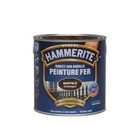 Hammerite Peinture Métal Direct sur Rouille - Anticorrosion, imperméable, direct sans sous-couche - Châtaigne Martelé 2,5 L
