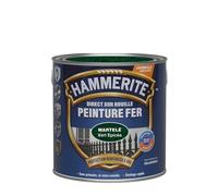 Hammerite Peinture métal Direct sur rouille – Anticorrosion – Vert Epicéa Martelé 2,5 L