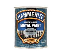 Hammerite - Peinture métal effet martelé anti-rouille directe - Argent, 750ml