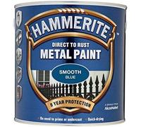 Hammerite - Peinture métal directe sur rouille Bleu lisse, 750ml