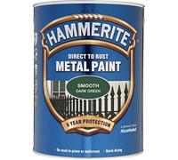 Hammerite SFDG25L Finition Lisse Application directe sur Rouille Vert foncé 2,5 L