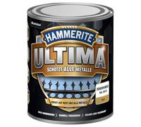 Hammerite Ultima Mat Vernis de protection pour métal, blanc signalisation, RAL9016, 750 ml