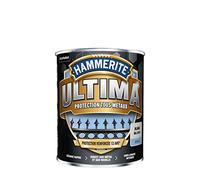 Hammerite Ultima - Peinture Acrylique Tous Métaux - 3 en 1 : Antirouille, Direct sur Rouille et Sans Sous-couche - Brillant Blanc 2,5 L