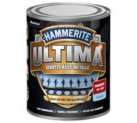HAMMERITE Vernis de protection pour métal Ultimate Brillant Rouge rubis RAL3003 750 ml