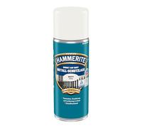 HAMMERITE Vernis de protection pour métal Blanc mat 400 ml