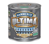 Hammerite Vernis de protection pour métal Ultima avec structure sable, gris clair RAL7046, 250 ml