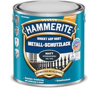Hammerite vernis gris anthracite RAL 7016 Protection en métal mat 2,5 l