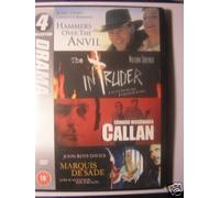 Hammers over The Anvil-Russell Crowe/The Intruder-William Shatner/Callan-Edward Woodward/Marquis De Sade-John Rhys Davies/4 Film Dramas On One Dvd.