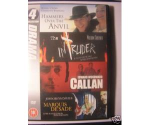 Hammers over The Anvil-Russell Crowe/The Intruder-William Shatner/Callan-Edward Woodward/Marquis De Sade-John Rhys Davies/4 Film Dramas On One Dvd.
