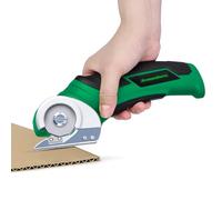 Hammersmith SharpSpin Cutter universel sans fil, ciseaux électriques, coupe-carton, lame auto-affûtante, coupe le cuir, le PVC, les tapis, le carton et plus encore
