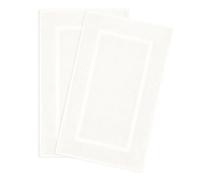 Hammetex Lot de 2 Tapis de Bain 51x86 cm, 100% Coton 900 GSM, Antidérapants, Lavables, Absorbants, Certifiés Oeko-TEX, Crème