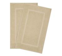 Hammetex Lot de 2 Tapis de Bain 51x86 cm, 100% Coton 900 GSM, Antidérapants, Lavables, Absorbants, Certifiés Oeko-TEX, Anthracite