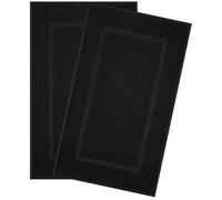 Hammetex Lot de 2 Tapis de Bain 51x86 cm, 100% Coton 900 GSM, Antidérapants, Lavables, Absorbants, Certifiés Oeko-TEX, Gris Clair