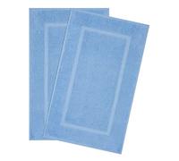 Hammetex Lot de 2 Tapis de Bain 51x86 cm, 100% Coton 900 GSM, Antidérapants, Lavables, Absorbants, Certifiés Oeko-TEX, Crème