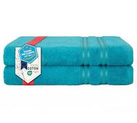 Hammetex Serviettes de Bain Lot de 2 70x140 cm, Douche, 100% Coton Éponge