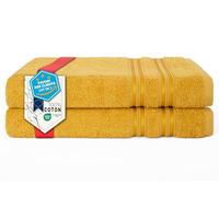 Hammetex Serviettes de Bain Lot de 2 70x140 cm, Douche, 100% Coton Éponge