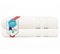 Hammetex Serviettes de Bain Lot de 2 70x140 cm, Douche, 100% Coton Éponge