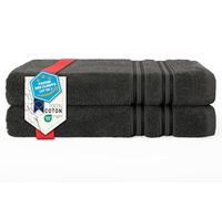 Hammetex Serviettes de Bain Lot de 2 70x140 cm, Douche, 100% Coton Éponge