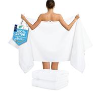 Hammetex Serviettes de Sauna Lot de 2 80x200 cm, Serviette de Douche XL
