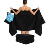 Hammetex Serviettes de Sauna Lot de 2 80x200 cm, Serviette de Douche XL