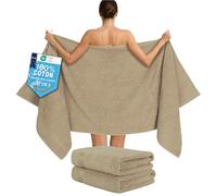 Hammetex Serviettes de Sauna Lot de 2 80x200 cm, Serviette de Douche XL