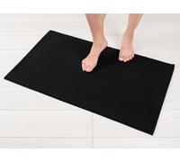 Hammetex Tapis de Bain Antidérapant 51x86 cm, 100% Coton 1200 GSM, Lavable, Absorbant, Séchage Rapide, Certifié Oeko-TEX, Gris Clair