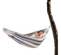 Hammock Garden Hammocks - Hamping outdor Double Cotton Swing | Terrasse de lit boho marginal grands hamacs de jardin, arbre à rayures légères pour adultes cour porche camp intérieur