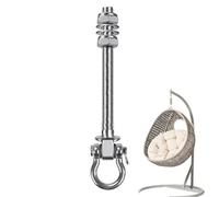 Hammock Hooks For Stand - Non Slip Mounting Kit, 1500lbs Heavy Duty Suspension Hooks, Durable Steel Set, Secure Anti Design | Reliable Hanging Hardware Backyard, Swing Chair, Ceiling, Camping U