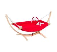 Hammock pour bébé nouveau-né, accessoires pour bébés pour les nouveaux parents, cadeau de réchauffement de maison pour bébés (rouge)