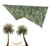 Hammock Rain Fly - Place Sunshade Cloth Tissu, Hamac à Neige Portable | Hamac de Voyage en Nylon en Parachute, abri de bâche de Camping étanche, Poids léger Portable pour la Plage de Voyage