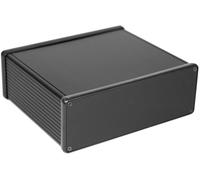 Hammond Electronics 1455U1602BK Boîtier universel 160 x 191 x 66 aluminium extrudé noir (anodisé) 1 pc(s)