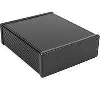 Hammond Electronics 1455U2201BK Boîtier universel 220 x 191 x 66 aluminium extrudé noir (anodisé) 1 pc(s)