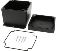 Hammond Electronics 1550Z137FBK Boîtier universel 121 x 121 x 102 Aluminium coulé sous pression noir 1 pc(s)