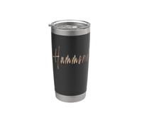 Hammond Indiana Design vintage élégant Gobelet isotherme en acier inoxydable double paroi