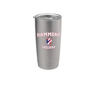 Hammond Indiana (Indiana) Gobelet isotherme en acier inoxydable double paroi