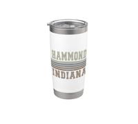 Hammond Indiana rétro Gobelet isotherme en acier inoxydable double paroi