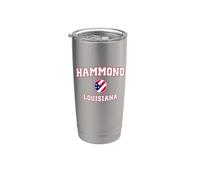 Hammond Louisiane (LA) Gobelet isotherme en acier inoxydable double paroi