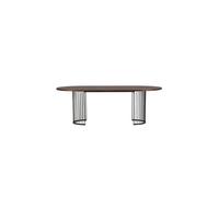 Hamneskär table de salle à manger 110x220cm noyer décor.