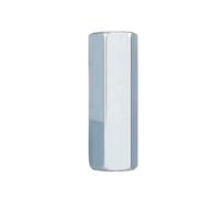 HamPaesk 1-10 Pièces Étendre L'écrou D'accouplement Hexagonal Long M4 M5 M6 M8 M10 M12 M14 M16 Écrous De Connecteur Tige D'entretoise en Acier Au Carbone Zingué for Goujons Boulons(M16x21x40mm x1Pcs)